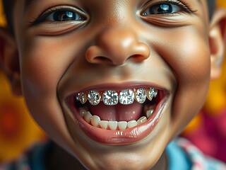 Kim Kardashian sceglie grillz per denti dei figli tra gioielli trendy e decorativi unici