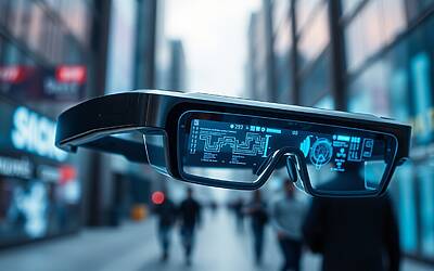 Smart occhiali Meta con display avanzato e tecnologia wearable integrata per esperienze immersive uniche