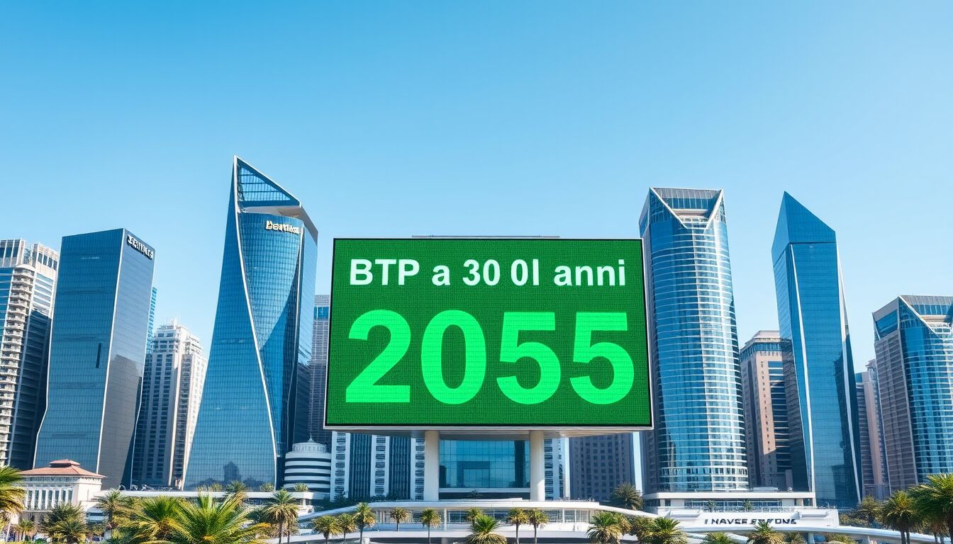 BTP a 30 anni 2055 nuova emissione con collocamento sindacato per investitori italiani