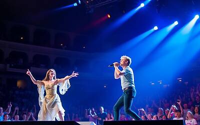 Elodie ed Irama protagonisti con performance straordinaria di Ex sul palco musicale italiano