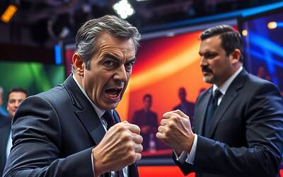 Enzo Iacchetti contro Eyal Mizrahi in diretta tv: tensione e minacce sorprendenti in studio