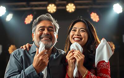 Gerry Scotti e Samira Lui emozionano e commuovono il pubblico a La Ruota Della Fortuna