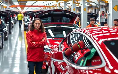 Tesla in Europa: crescita record nella produzione nonostante il calo delle vendite auto elettriche