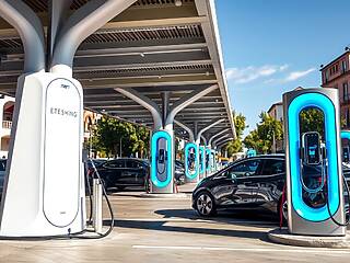 Auto elettriche prima stazione autostradale dedicata per viaggi lunghi senza interruzioni in Italia