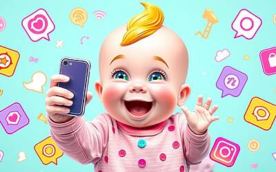 Baby influencer under 18: nuove regole per conti e guadagni con controlli più rigidi