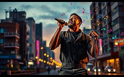 Cantante di Amici racconta la sua vita tra lavoro da spazzino e passione per il canto