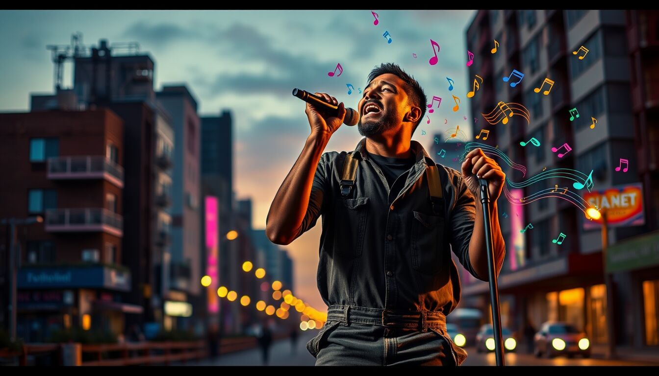 Cantante di Amici racconta la sua vita tra lavoro da spazzino e passione per il canto