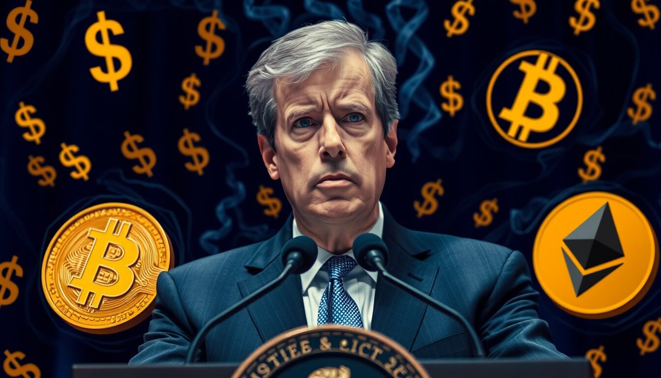 Jerome Powell Fed Presidente: Impatto delle dichiarazioni sulle criptovalute e scenari negativi futuri