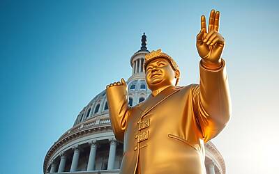 Statua d’oro per CZ di Binance inaugurata oggi a Washington DC celebra il fondatore innovativo