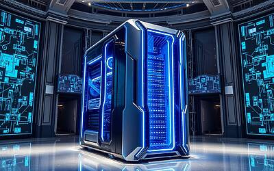 Super computer a Chiasso nel palazzo storico di Credit Suisse innovazione tecnologica e futuro digitale