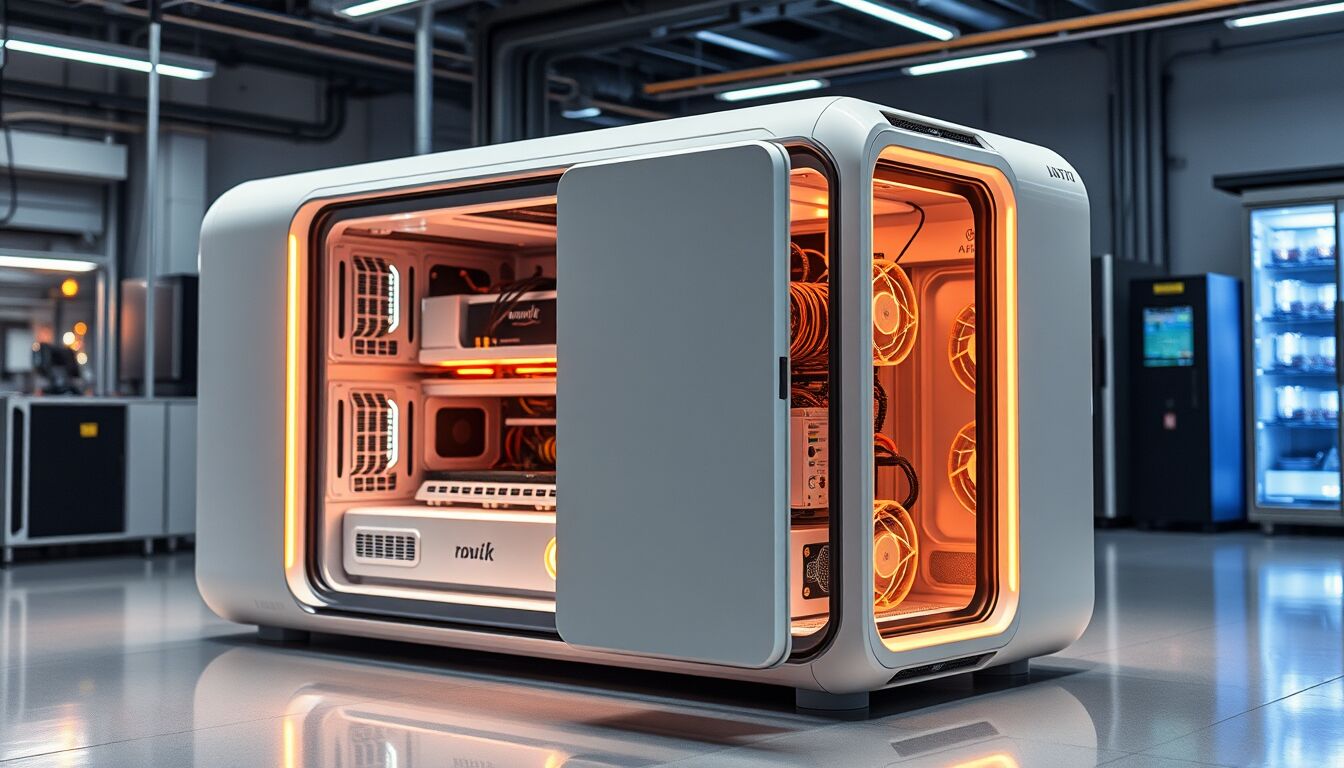 BIE-1 supercomputer innovativo che simula il funzionamento del cervello umano avanzato e intelligente