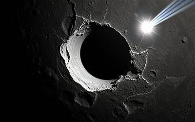 Luna colpita da meteorite meteorite spettacolare scoperto nel video del bagliore notturno