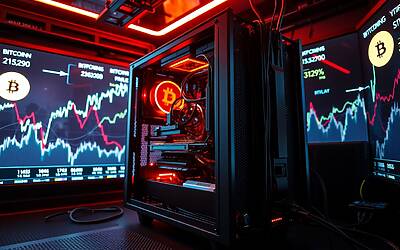 Mining di bitcoin economico 2024 con hashrate alto e prezzo in continua diminuzione