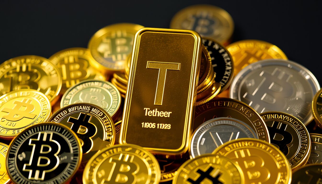 Tether domina come maggiore detentore indipendente di riserve d’oro nel mercato crypto italiano