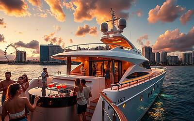 Art Basel Miami Beach 2024 con Milionari, Super Yacht, Bevande Esotiche e Artista Trasformando Jet Privato