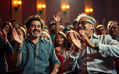 Checco Zalone: incursione in un cinema di Bari e reazioni del pubblico in sala