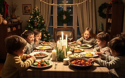 Natale in famiglia: Ferragni, Belen e Fedez tra tradizioni e momenti esclusivi celebri