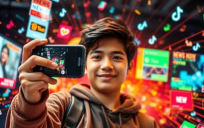 TikTok come principale fonte di notizie per i giovani: perché supera YouTube e Instagram oggi