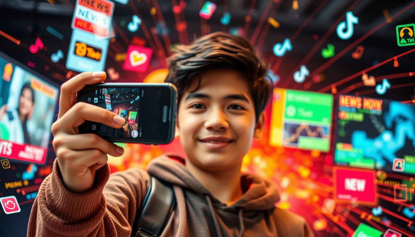 TikTok come principale fonte di notizie per i giovani: perché supera YouTube e Instagram oggi