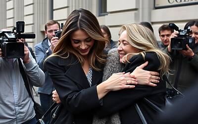 Chiara Ferragni prosciolta nel Pandoro Gate, abbraccio liberatorio con la madre fuori dal tribunale di Milano