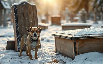 Cyane Panine il cane disperato commuove tutti a Crans-Montana davanti alla bara della padrona