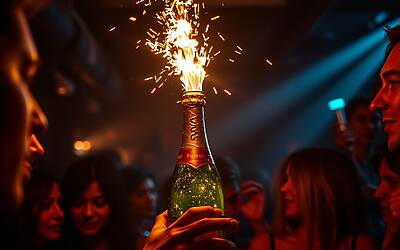 Davide Lacerenza attacca gli sparkler ma usa i led: la contraddizione che infiamma i social