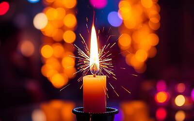 Davide Lacerenza in discoteca con candele scintillanti dopo Crans-Montana scoppia la polemica lui si ribella