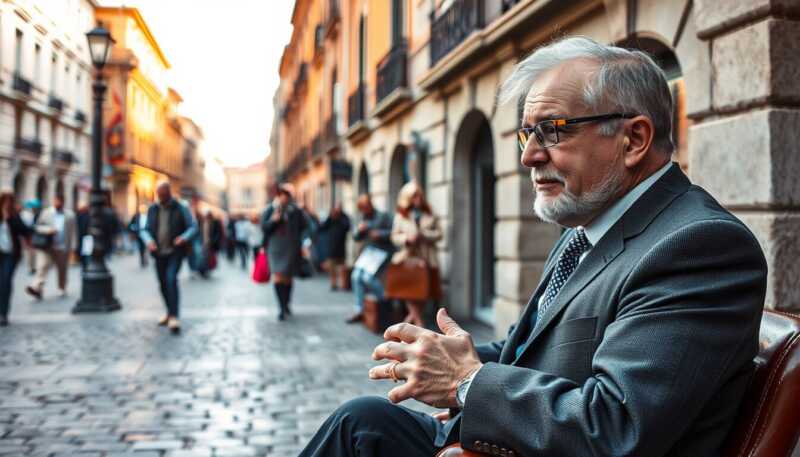 Del Vecchio sorprende in tv e promuove l’Italia dell’attuale governo