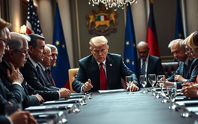 Donald Trump scuote l’Europa alla vigilia di Davos con una mossa che ribalta il tavolo globale