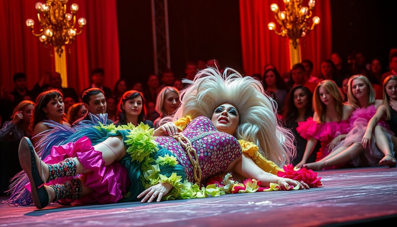 Drag Race choc, Briar Blush sviene in scena: malore improvviso, diagnosi inattesa e ricovero che cambia tutto