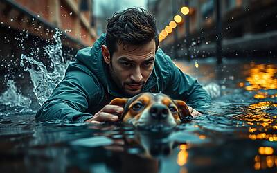 Enea si tuffa per salvare il cane caduto nel canale, ma qualcosa va storto e la tragedia sconvolge tutti