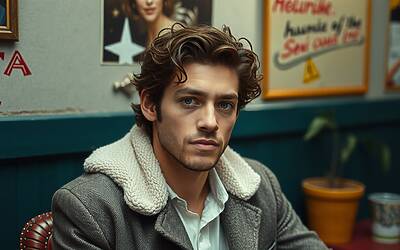 Evan Peters sorprende con l’italiano accanto a Riccardo Scamarcio