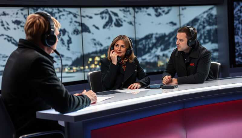 Gruber conduce Otto e mezzo al telefono: studio evacuato dopo improvviso incendio durante la diretta