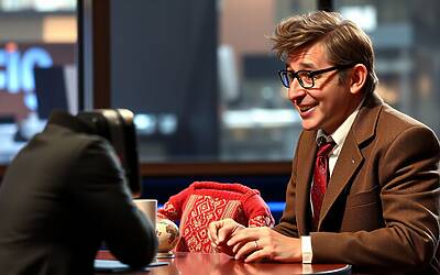 Herbert Ballerina sorprende Affari tuoi con un rientro solo vocale e gela studio e pubblico