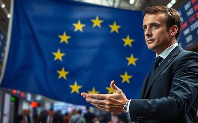 Macron sfida i dazi: risposta unita dell’Europa scuote i mercati e cambia la partita commerciale