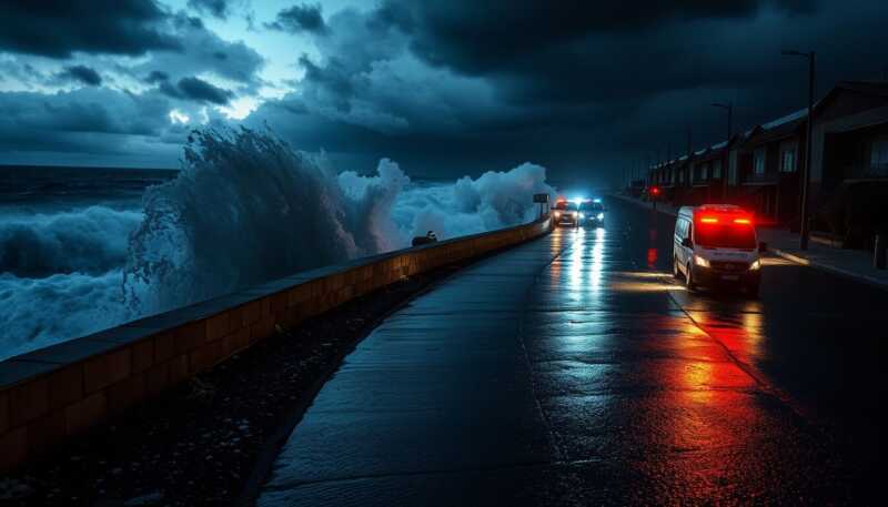 Maltempo estremo in Calabria Sicilia e Sardegna, evacuazioni di massa e rischio crescente per coste e città