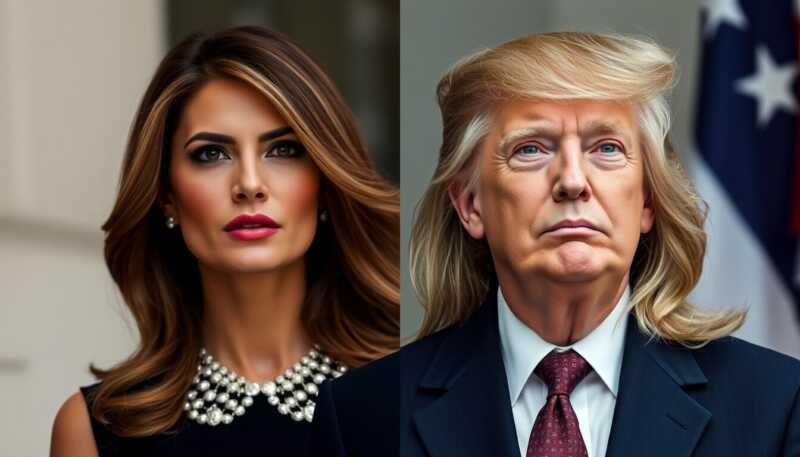 Melania Trump svela il suo vero messaggio politico nascosto nei capelli