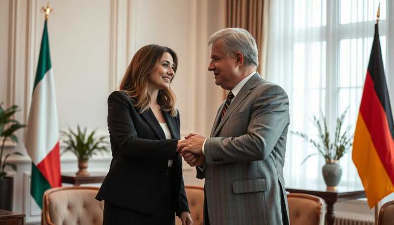 Meloni promossa a sorpresa da prestigioso quotidiano tedesco, Italia indicata come motore inatteso della nuova Europa