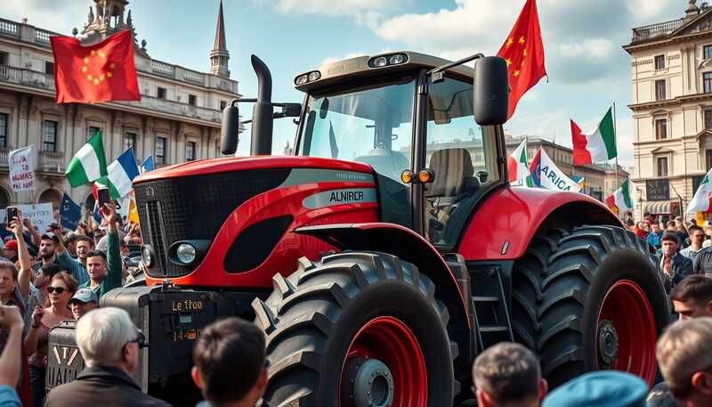 Mercosur, Sardone sui trattori a Milano: agricoltori infuriati, accusano la Lega di slogan senza soluzioni