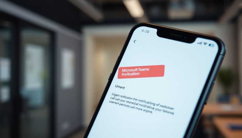 Microsoft Teams allarme phishing nascosto negli inviti sospetti, utenti nel mirino di una nuova insidiosa frode digitale