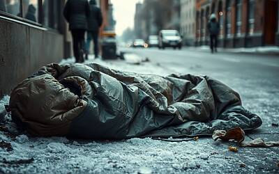 Milano, clochard morto in strada: il gelo miete vittime invisibili e scuote la città