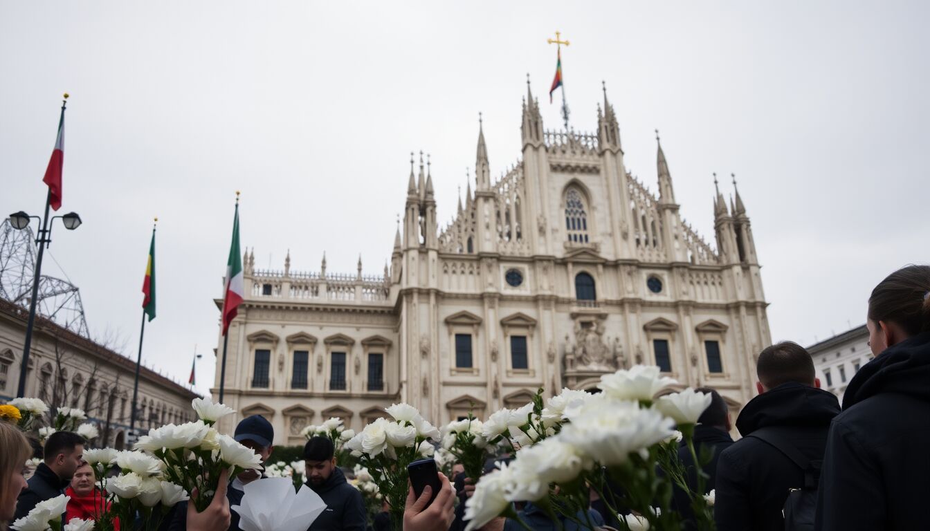 Milano in lutto: Chiara Costanzo e Achille Barosi, città ferita dalle vittime di Crans-Montana