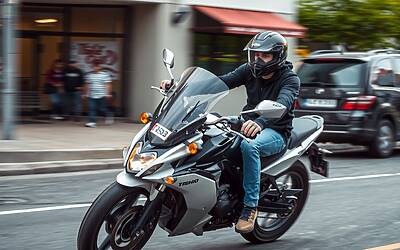 Monopattino elaborato sfreccia come una moto, fermato giovane a velocità shock