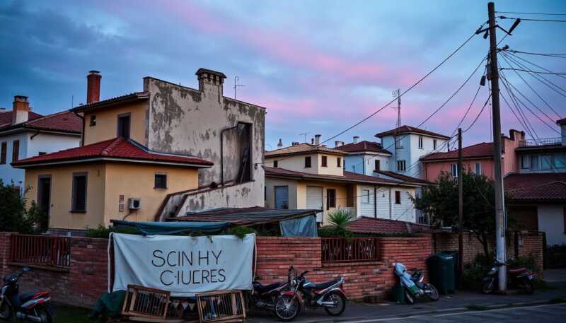 Niscemi minacciata dalla frana: famiglie in fuga, case sull’orlo del baratro