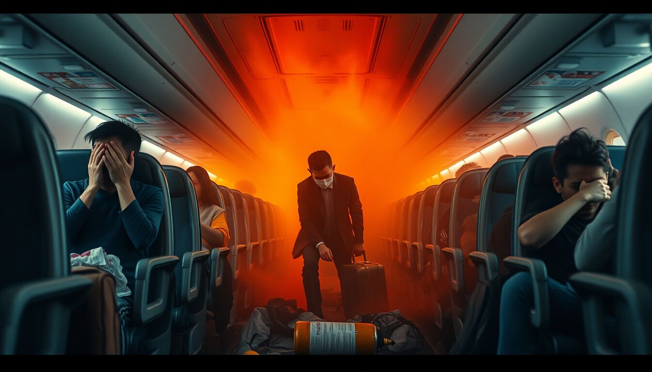 Ryanair, spray al peperoncino esplode a bordo: passeggeri nel panico, cabina invasa da fumi irritanti