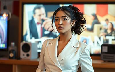 Samira rivoluziona La Ruota della Fortuna, ma il nuovo look divide il pubblico: abito definito una bomboniera sorpresa