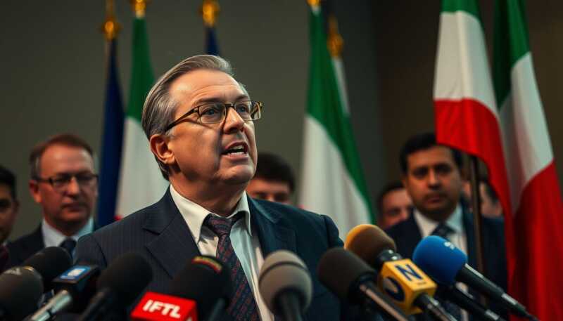 Tajani esplode in pressing diplomatico contro Roma, ambasciatore richiamato e governo sotto accusa per inattesa offesa