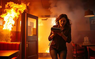 Titolare Le Constellation scappa con l’incasso durante l’incendio: rivelazioni shock su pannelli montati abusivamente