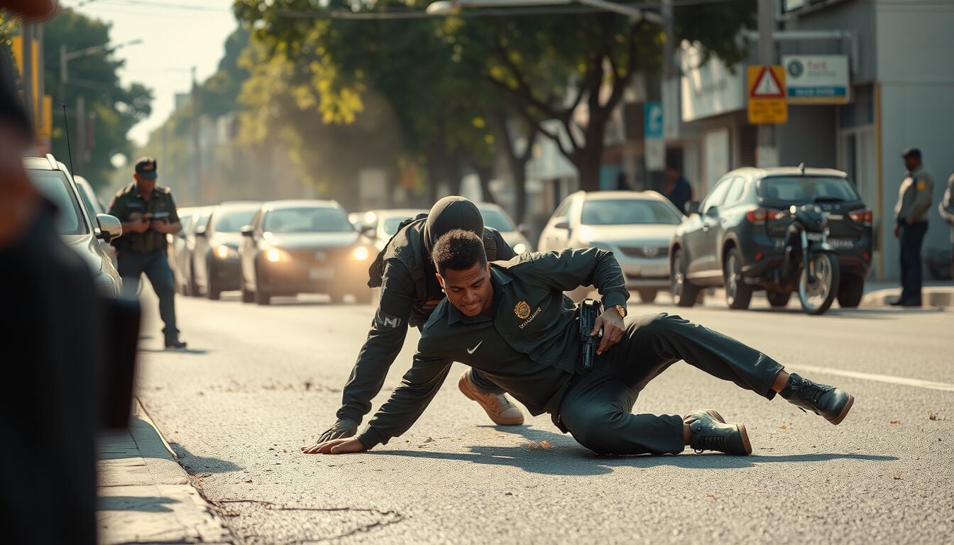 Trentasettenne bloccato a terra da cinque agenti, poi lo sparo improvviso e urla spezzano il silenzio in strada