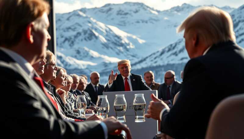 Trump al World Economic Forum tra dichiarazioni contestate, scivoloni pubblici e correzioni dei fatti